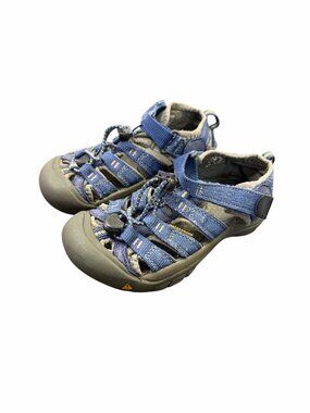 KEEN Newport H2 Waterproof Toddler Sandals Blue Gray Closed Toe US 12 Kids